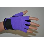 Gloss Pole Dancing Gloves for Spinning Poles PURPLE Adjustable S M L