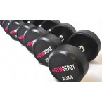 GYM DEPOT Rubber Dumbbells