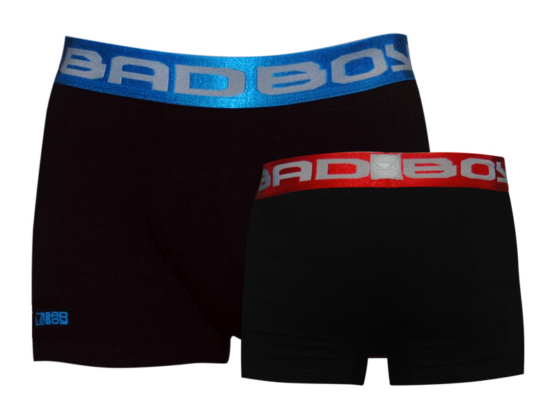  Bad Boy Boxer Shorts Black twin Pack ufc mma fight wear