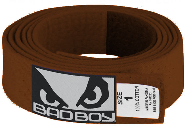 Bad Boy BJJ Brown Belt with Patch