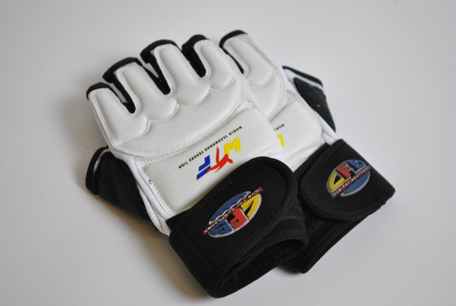 Beast- WTF Weight Lifting Padded Gym Training Gloves- White