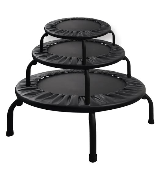 GYM DEPOT 38 inch Mini Trampoline - BLACK -